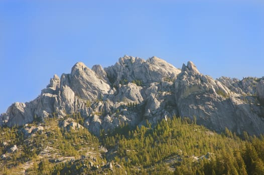 Castle Crags Park in the Trinity national forest, northern California