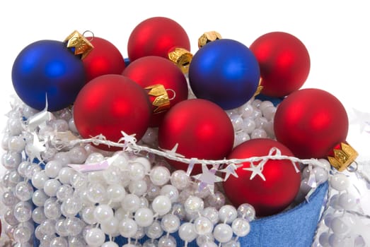 Colorful Christmas ornaments