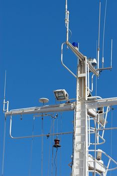 Ships mast with all its communication systems