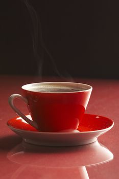 red cup of coffee