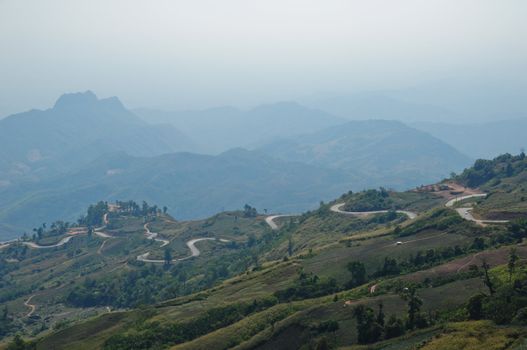 road on the mountain