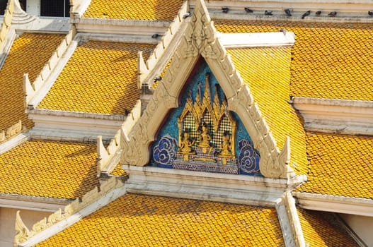 roof of thai temple