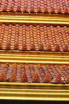 Thai temple roof