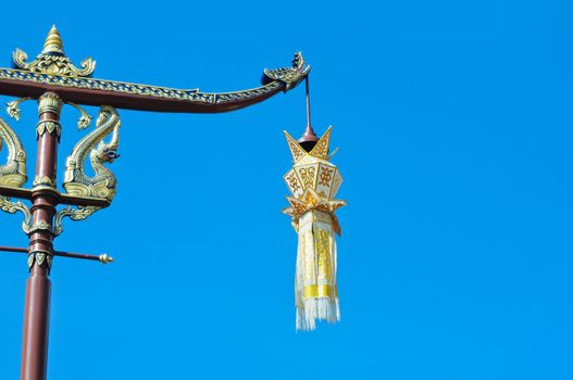 street lamp in thai style