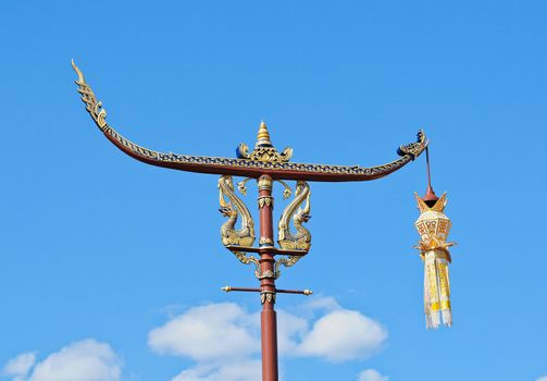street lamp in thai style