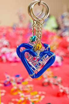 heart key ring