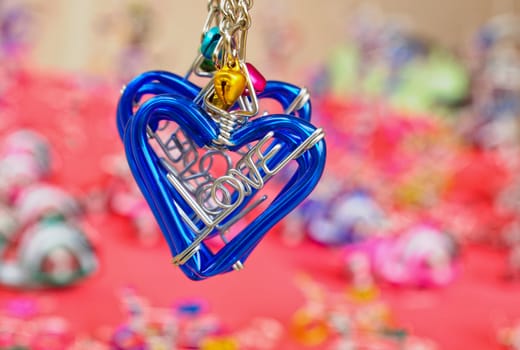 heart key ring