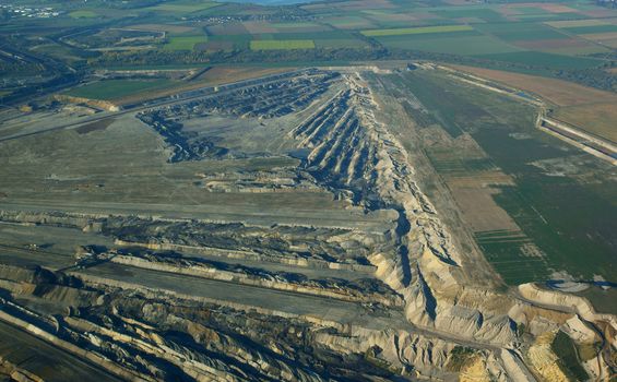 Lignite surface mining in germany