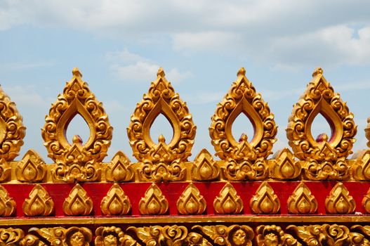 traditional thai style at the temple