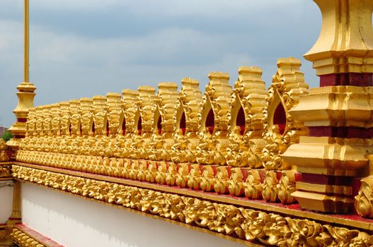 traditional thai style at the temple