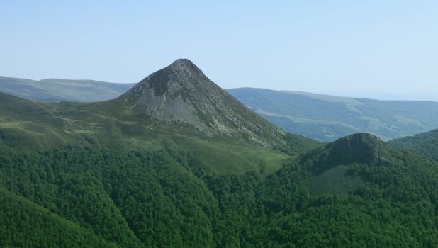 Image of Puy Griou(1694 m) located in The Central Massif in Auvergne region in France.