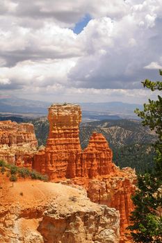 Vista of bryce Canyon National Park in Utah