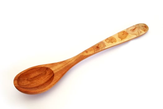 wooden spoon for cooking  isolated on white background