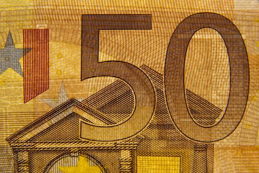 50 euro bill, Europe banknote