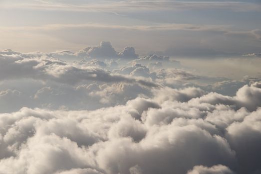 Looking DOWN at clouds from a jet (10MP camera)