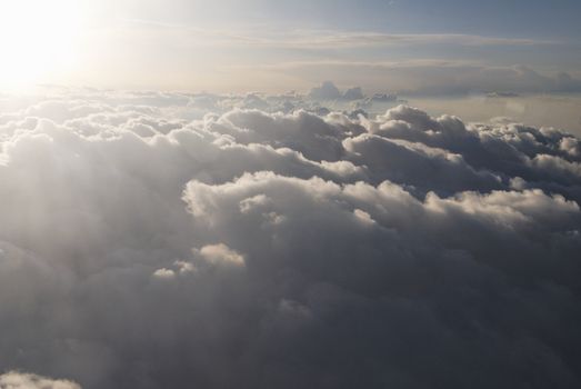 Looking DOWN at clouds from a jet (10MP camera)