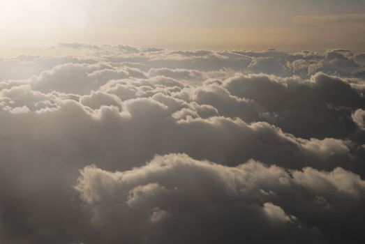 Looking DOWN at clouds from a jet (10MP camera)