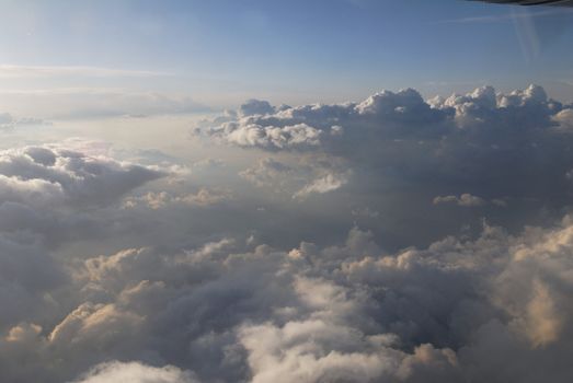 Looking DOWN at clouds from a jet (10MP camera)