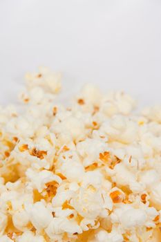 Picture of some popcorns close up