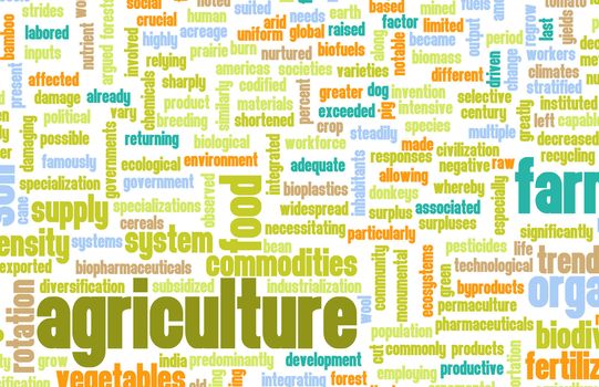 Agriculture Industry in the Farming Sector Art
