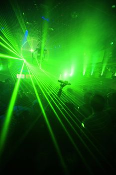 Night Club Music Event Party Laser Lights Background