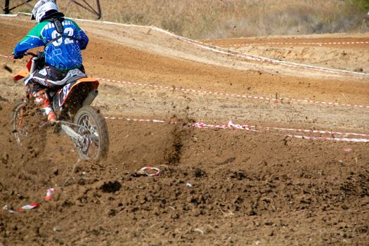 Racing dirtbikes