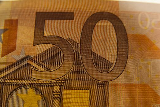 50 euro bill, Europe banknote