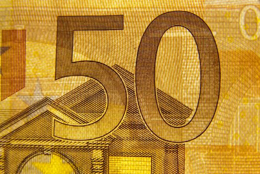 50 euro bill, Europe banknote