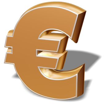 3D Euro Currency