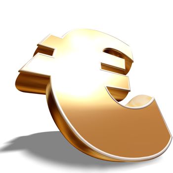 3D Euro Currency