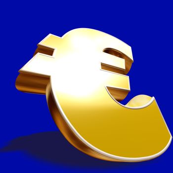 3D Euro Currency