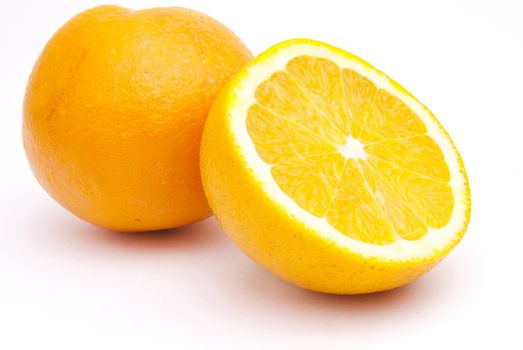 Orange Fruit On White Background