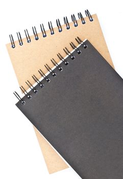 Plain cover of ring binder notebook.