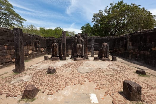 Ancient ruins. Polonnaruwa, Sri Lanka