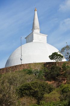 White Mahaseya Dagoba, Mihintale, Sri Lanka,