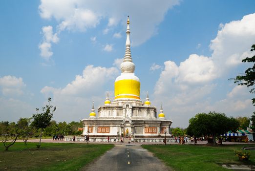 Phrathat Nadun Maha Sarakham ,Temple in Thailand