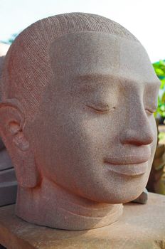 smile of statue face