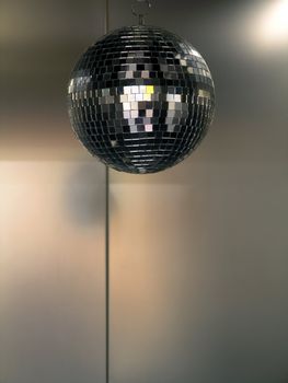 Metal Background with Disco Ball