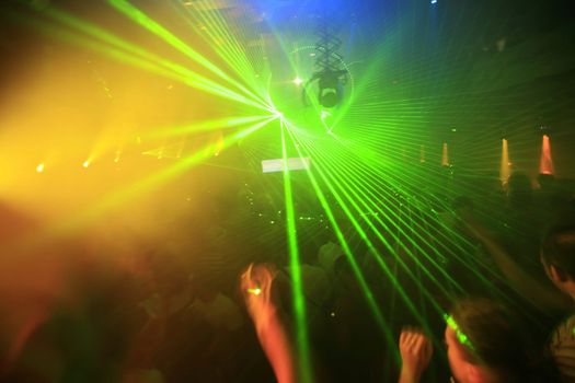 Night Club Music Event Party Laser Lights Background