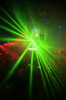 Night Club Music Event Party Laser Lights Background