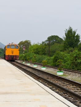 The Thai train that ran in the countryside