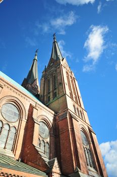 The church in Skien Norway