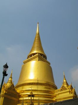 Golden Pagoda in Grand Palace, Thailand