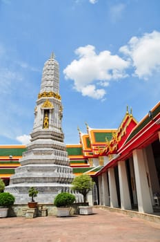 pagoda at temple, thailand