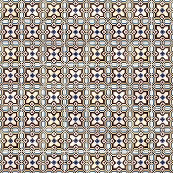 Seamless tile pattern of ancient ceramic tiles.