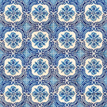 Seamless tile pattern of ancient ceramic tiles.