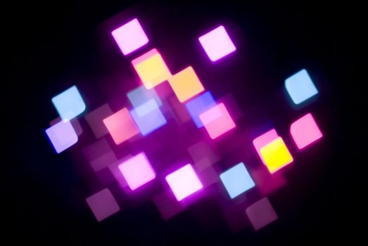 unusual abstract background of glowing coloured lights