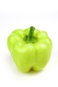 Green Peppers isolated on white background