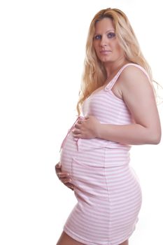 Future mother - Pregnant woman holding tummy