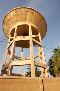 Water tank insaint-louis island late afternoon